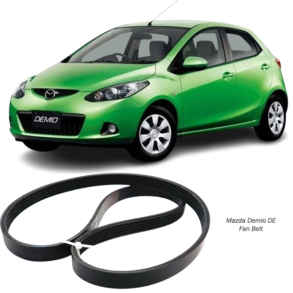 Illustration of mazda demio de fan belt 6pk1840