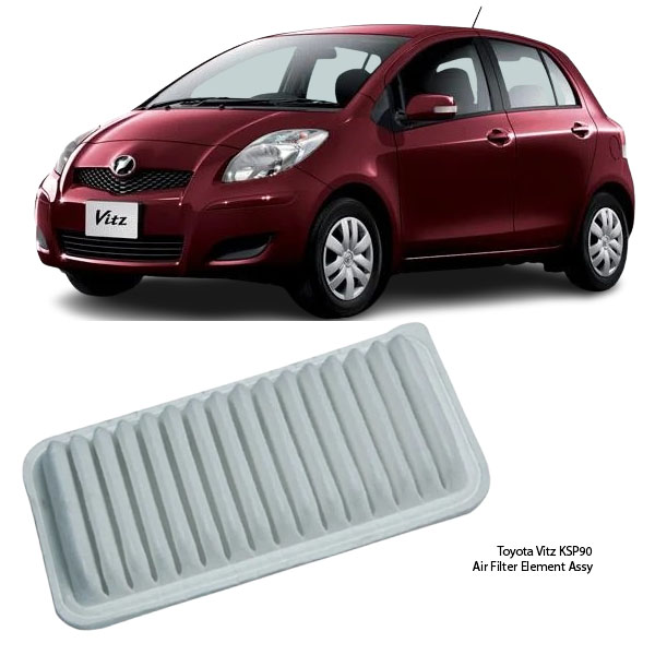 Illustration of toyota vitz ksp90 air filter 17801-23030